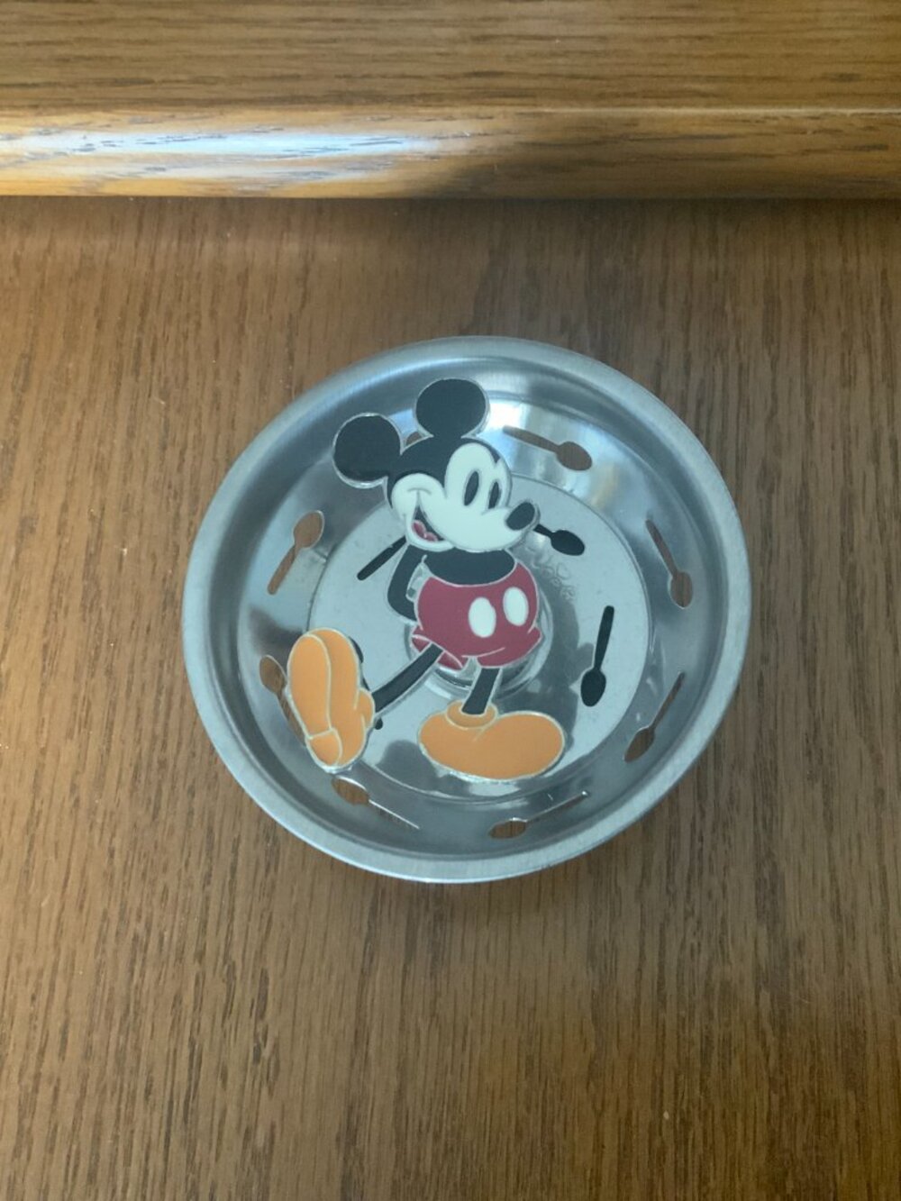 MICKEY MOUSE STAINLESS STEEL KITCHEN SINK STRAINER & DRAIN STOPPER